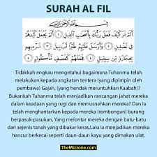 Surat ini turun sesudah surat quraisy. Kelebihan Surah Al Fil Archives The Mizzone