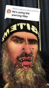 Double Ear Pierced Men Filter