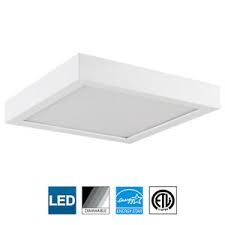Sunlite Led 7 Inch Square Ceiling Light Fixture 14w 4000k Cool White 653703812151 Ebay