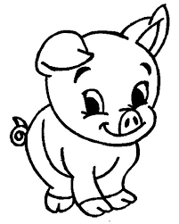 You can print or color them online at getdrawings.com for absolutely free. Cute Animal Pig Coloring Pages Cute Baby Pigs Pig Cartoon Animal Coloring Pages