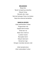 0 avaliações0% consideraram este documento útil (0 voto). Negaraku Dan Bangsa Johor Lirik Lagu