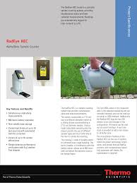 Calculation of the detector efficiency. Radeye Hec Manualzz