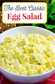 The Best Classic Egg Salad Deliciously Creamy Made With Perfectly Hard Boiled Eggs Mayo M Classic Egg Salad Recipe Classic Egg Salad Egg Salad Recipe Easy