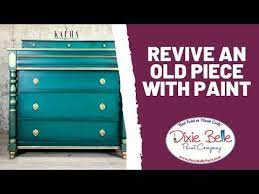 Revive An Old Piece With Paint Kacha Youtube In 2021 Painting Furniture Diy Revival Dixie Belle Paint