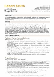 The prototypical project manager needs financial, scheduling and management skills to keep projects on time and on budget. Assistant Project Manager Resume Samples Qwikresume