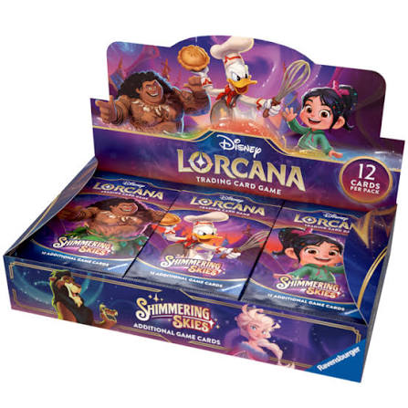 Disney Lorcana Shimmering Skies Booster Box Sealed Case – Set 5 English