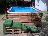 6 Piscines Construites Avec Des Palettes En 2020 Piscine Palette Construire Une Piscine Piscine Diy