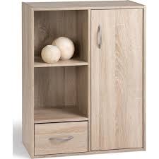 Meuble rangement largeur 45 cm. Compo Meuble De Rangement Contemporain Coloris Chene L 62 Cm Cdiscount Maison