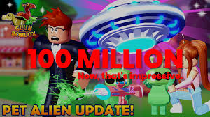 Roblox promo codes are codes that you can enter to get some awesome item for free in roblox. Romonitor Stats On Twitter Congratulations To Pet Alien Club Roblox By Block Evolution Studios Blockevolution For Reaching 100 000 000 Visits At The Time Of Reaching This Milestone They Had 7 597 Players