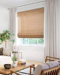 Now you know how to measure and install for either bamboo shades or roman shades. Cordless Bamboo Roman Shades Squirrel Acorn Beaver Natural Woven Privacy Chicology
