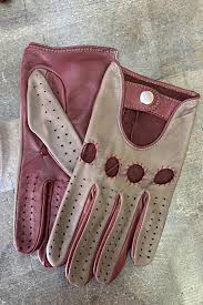 Women S Leather Driving Gloves Perstgloves Beige And Etsy Leather Driving Gloves Driving Gloves Leather Gifts