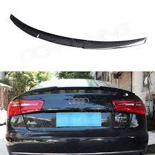 C7 A6 Spoiler Carbon Fiber Spoiler Rear Trunk Wing For Audi A6 C7 4g 2012 Up M4 Style Fit 4 Door Sedan Only Carbon Fiber Spoiler Audi A6 Sedan