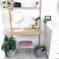 12 floating desks that look great and take up minimal space. My Updated Dressing Table Claire Baker