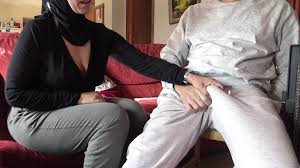 Mature Stepmother in Hijab Lets Horny Stepson Cum on Her Hairy Pussy |  xHamster