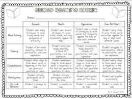 The First Grade Scoop Free Rubrics For Guided Reading And Daily 5 And A Pending Giveaway Reading Rubric Guided Reading Reading Assessment