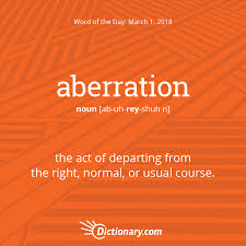 Word Of The Day Aberration Dictionary Com Uncommon Words Words Word Of The Day