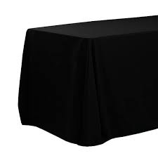90 X 156 Inch Black Rectangular Tablecloths With Rounded Corners Black Oblong Table Cloths For 8 Ft Tables Black Tablecloth Wedding Table Linens Table Cloth