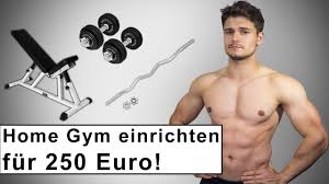 Der entschluss, sich fit zu halten und zu trainieren, ist schnell gefasst. Home Gym Fur 250 Euro Fitness Training Zuhause Kaufberatung Youtube