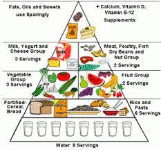 food triangle chart food pyramid healthy food choices