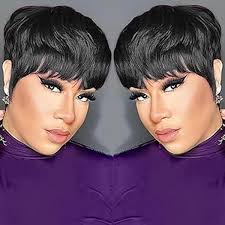 Amazon.com: FCHW corto Pixie corte peluca de pelo corto peinados pelucas  sintéticas para las mujeres populares moda pelucas resistentes al calor  peluca de las mujeres : Belleza y Cuidado Personal