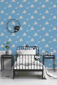 G B Disney Pixar Wallpaper Toy Story 4 Andy S Room Blue 108016 Wonderwall By Nobletts