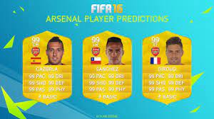 Lionel messi fifa 16 nani fifa 16 chicharito fifa 16 ramires fifa 16 puyol fifa 16 marcelo fifa 16 david villa fifa 16 samuel eto'o fifa 16 mario gotze fifa 16 alexandre pato fifa 16 javier hernandez fifa 16 iniesta fifa 16 arjen robben. Fifa 16 Arsenal Player Predictions Ft Alexis Sanchez Santi Cazorla Olivier Giroud Youtube