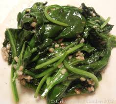 Remove the spinach from the pan and spread it out on a plate so the steam evaporates and it cools. Garlic Sauteed Spinach Urban Sacred Garden