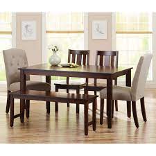 Better Homes Gardens Bankston Dining Table Multiple Finishes Walmart Com In 2020 Classic Dining Room Modern Dining Table Dining Table Chairs