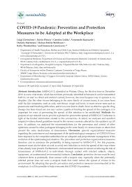 Pdf Covid 19 Pandemic Prevention And Protection Measures To Be Adopted At The Workplace