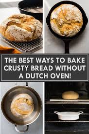 Nov 26, 2018 · if your oven runs hot, 400 degrees). How To Make Crusty Bread Without A Dutch Oven Life As A Strawberry Artisan Bread Recipes Dutch Oven Bread Bread Without Dutch Oven