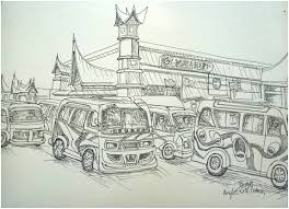 Mendownload gambar sketsa untuk anak belajar mewarnai melalui website ini cukup mudah. Kumpulan Sketsa Kota Padang Tercinta Karya Body Dharma Siap Dibukukan Laman 2 Dari 5 Semangat News