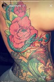 Blac Chyna Back Tattoo Blac Chyna Fuming At Kardashians After They Asked To Dismiss Lawsuit Blac Chyna Tattoo Girl Tattoos Henna Tattoo Designs