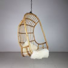 Hanging chairs are well known for the fact that they're comfy as well as for the coziness they bring anywhere the design of the nautica hanging chair is inspired by a series of classics from the 1970s. 1970s Bamboo Hanging Chair Vinterior