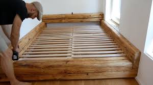 Bau dir dein bett einfach selbst! Balkenbett Bett Selber Bauen Made By Myself Bett Selber Bauen Bett Bauen Selber Bauen