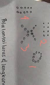 Pola lantai zigzag yakni gabungan pola lantai lurus dan lengkungan. Gambarkan Pola Lantai Gerakan Tarimerak Pada Gambar Tuliskan Pula Jenispola Lantainya Brainly Co Id