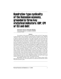 Introducere anuarul statistic al romaniei pe anul 1925 se prezinta in aceleasi condifiuni ca si edifia de pe anul 1924, cu deosebire ca dela unele autozitifi s'au putut obfine date si mai noi si mai complete. Pdf Kondratiev Type Cyclicality Of The Romanian Economy Grounded In Three Key Statistical Indicators Gdp Cpi Or Cli And Debt