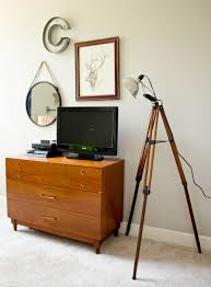 Wooden floor lamps even for less money : Light Up The Living Room With These 25 Diy Floor Lamps