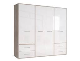 Top marken gunstige preise riesen auswahl jetzt super angebote entdecken und online kaufen. Kleiderschrank Jana 2 Weiss Hochglanz Sandeiche 209x202x60 Cm Schrank Expendio