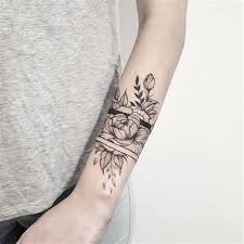 Flower Band Tattoo Ecosia Wrist Band Tattoo Tattoos Band Tattoo