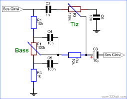 To control bass and treble effects audio low noise. Simple Tone Control Circuit Rc Filter Bass Treble Adjustment Electronics Projects Circuits