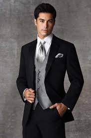 Black Two Buttons Notch Lapel Groom Tuxedos Groomsmen Men Wedding Suits Prom Clothing Custom Groom Suit Free Shippi Wedding Suits Wedding Suits Men Groom Suit