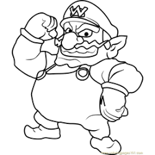 Airplane coloring pages coloring pages to print free coloring pages printable coloring pages coloring sheets coloring books super mario and luigi super mario art coloring pages for teenagers. Waluigi Coloring Page For Kids Free Super Mario Printable Coloring Pages Online For Kids Coloringpages101 Com Coloring Pages For Kids