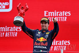 Checo on the charge with first bull run. Gx3vsms7arj2lm