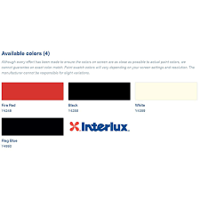 Interlux Brightside Boottop Striping