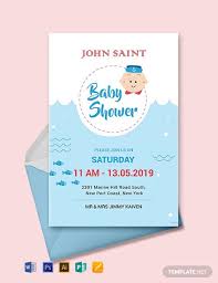 With, pink, light blue all over and white here & there, this template echoes the tender touchy mustache little man baby shower invitation template. 53 Baby Shower Invitations Designs Psd Ai Word Eps Free Premium Templates