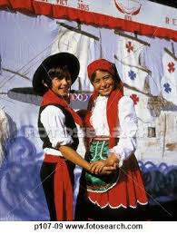 Portugal Two Children In Traditional Dress Portuguese Clothing Traditional Outfits Folk Clothing