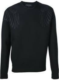 David S Black Wing Print Sweatshirt On Schitt S Creek Sweatshirts Printed Sweatshirts Eagle Print