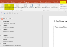 Für kurze stichpunkte auf ihrer präsentation benötigen sie eigentlich keine silbentrennung. Powerpoint Inhaltsverzeichnis Erstellen Power To The Point