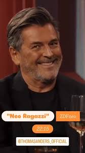 Our lovely Thomas Anders in Talkshow NEO RAGAZZI 👌🏿😄