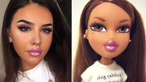 bratz doll inspired makeup is a thing